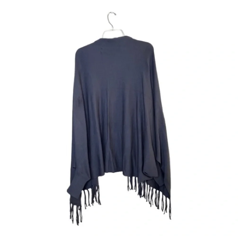 NWOT Jacket Society Lightweight Shrug Cardigan With Fringe - Picture 7 of 11